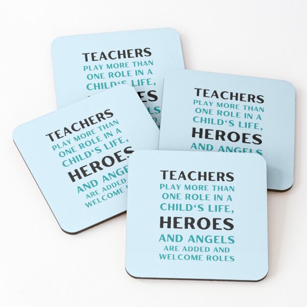 Item preview, Teachers Play More Than One Role In A Child's Life The Best Teacher Teal Design designed and sold by BestTeacher.