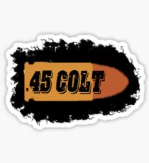 45 long colt ammo can label pistol bullet box Sticker
