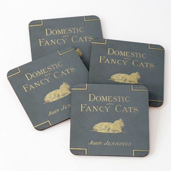 Item preview, Domestic and Fancy Cats (1893) - Vintage Book Cover designed and sold by SALON DES ARTS.