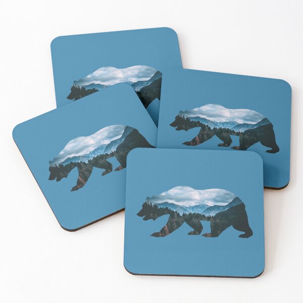 Item preview, Mountain forest bear designed and sold by SweetLog.
