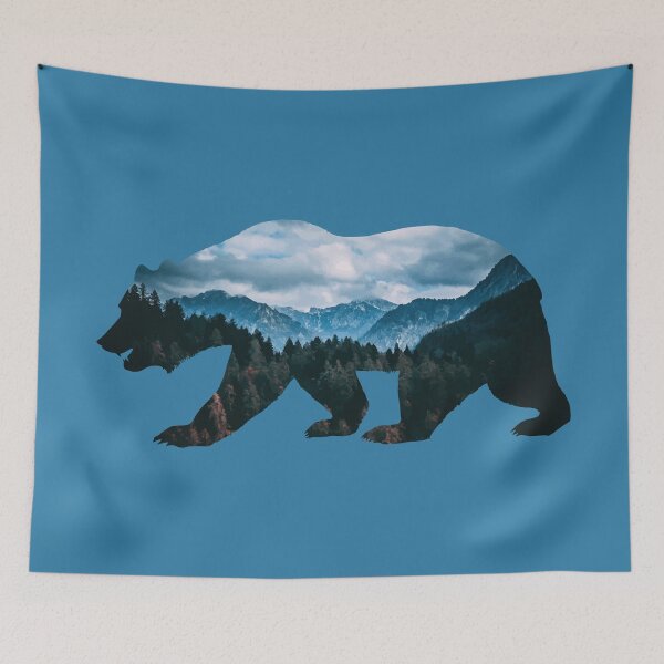 Item preview, Mountain forest bear designed and sold by SweetLog.