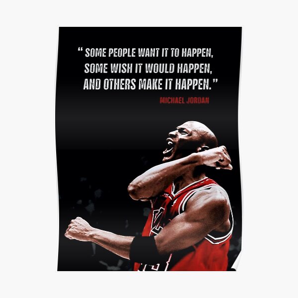 Michael Jordan Posters for Sale | Redbubble