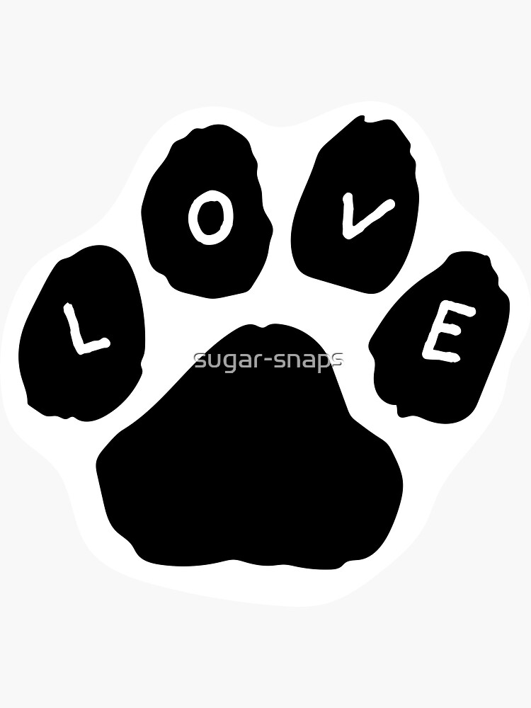 Sticker Mural Patte De Chien – Silver, Vinyl, Amovible – Main Street Wall Creations