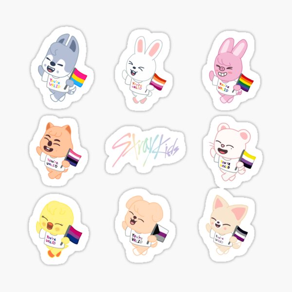 10/30/50pcs Cute Kpop Combo Stray Kids Skzoo Cartoon Stickers