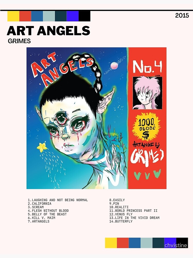 Art Angels Album Cover by Grimes | Photographic Print