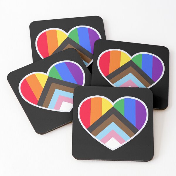 Item preview, Pride Heart Shape Flag designed and sold by BetterDaze.