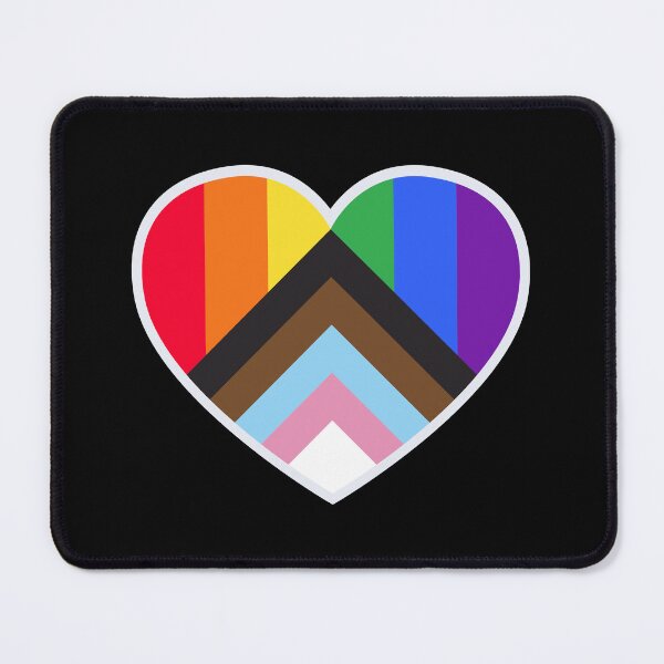 Item preview, Pride Heart Shape Flag designed and sold by BetterDaze.