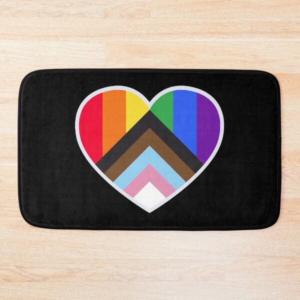 Item preview, Pride Heart Shape Flag designed and sold by BetterDaze.