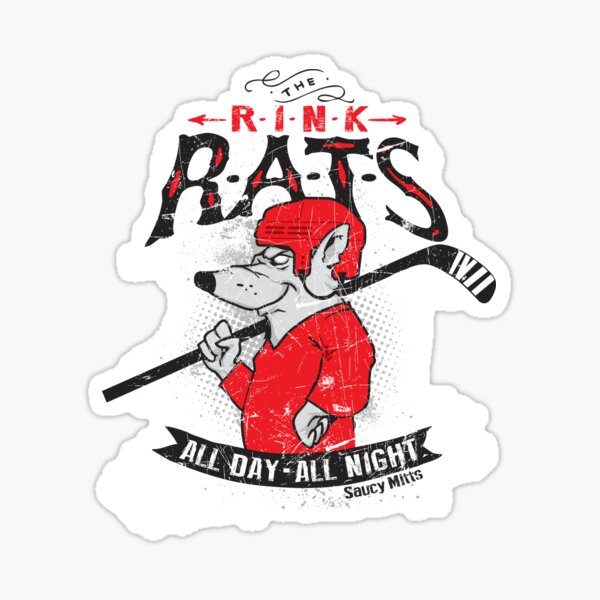 Rink Rats Hockey Sticker