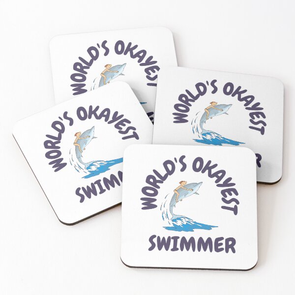 Item preview, World's Okayest Swimmer designed and sold by DoraHappy.
