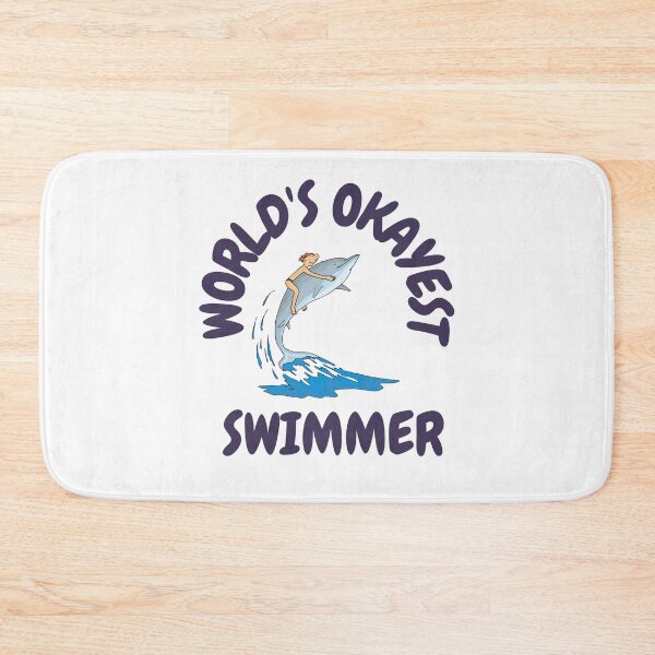 Item preview, World's Okayest Swimmer designed and sold by DoraHappy.