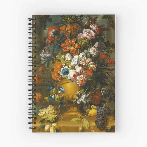 Item preview, Flowers In An Urn With Fruit On A Pedestal designed and sold by ARTS ZED.