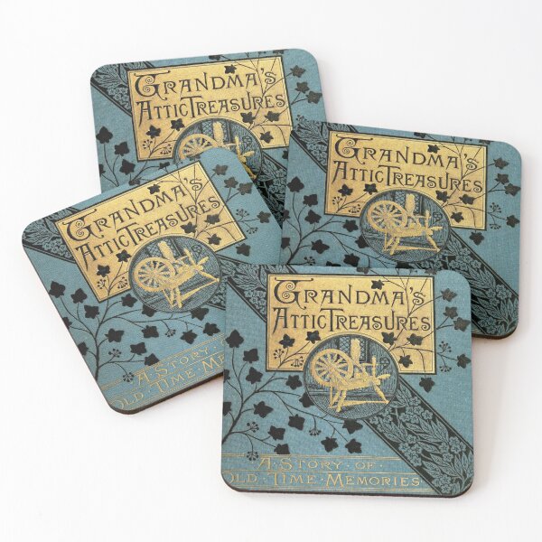 Item preview, Grandma's Attic Treasures (1882) - Vintage Book Cover designed and sold by SALON DES ARTS.