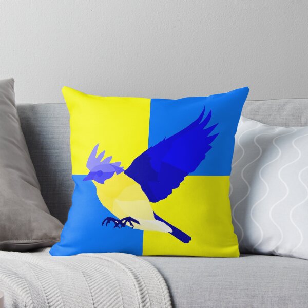 Aperçu de l'œuvre Oiseau bleu et jaune créée et vendue par PlaidRat.