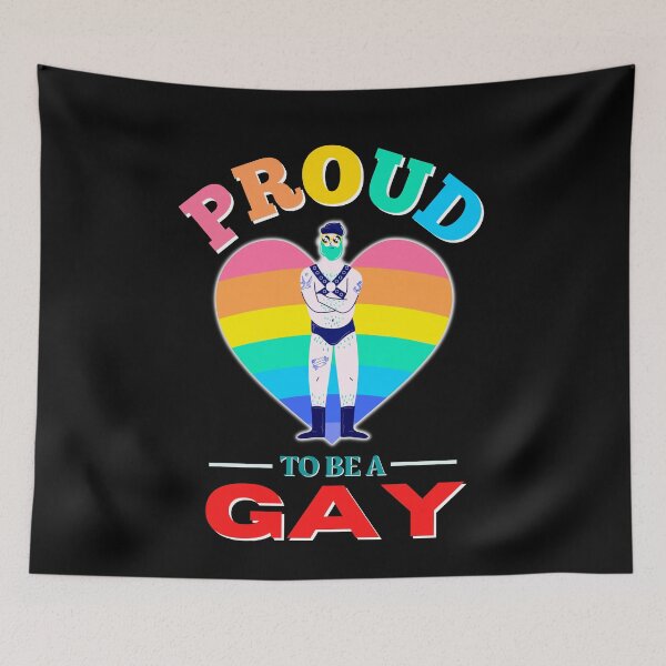 Item preview, PROUD TO BE A GAY | GAY PRIDE | LGBTQIA+ | GAY COLORFUL HEART | Gay  designed and sold by TrendyUniverse.
