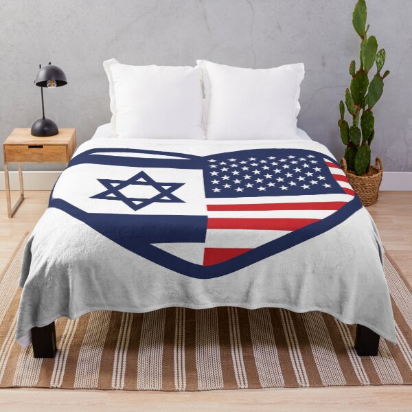 Item preview, USA Loves Israel  designed and sold by MeLoveIsrael.