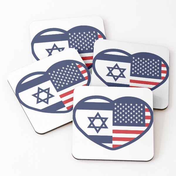 Item preview, USA Loves Israel  designed and sold by MeLoveIsrael.