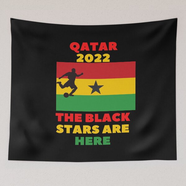 Item preview, Qatar 2022 The Black Stars Are Here designed and sold by WowAllinOne.