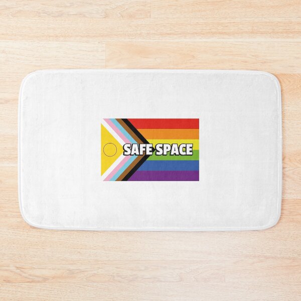 Item preview, Inclusive Pride Progress Flag SAFE SPACE designed and sold by Inspirationmotivation.