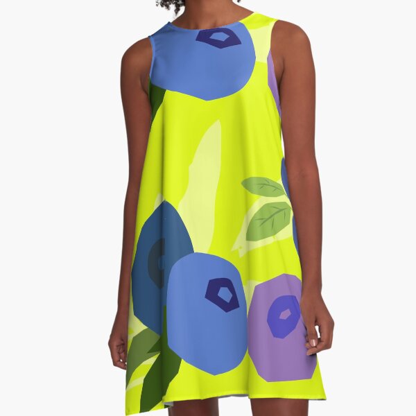 Item preview, Blueberries Summer Fruits Abstract Design designed and sold by JuxtaJoy Studios.