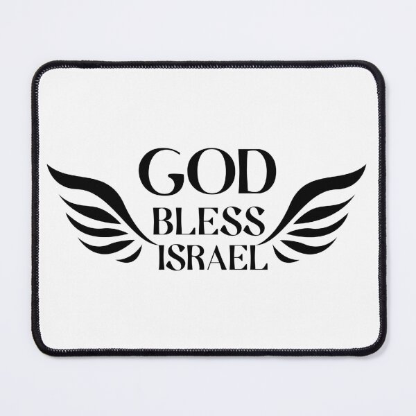 Item preview, God Bless Israel , Black Logo designed and sold by MeLoveIsrael.