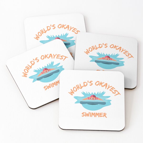 Item preview, World's Okayest Swimmer designed and sold by DoraHappy.