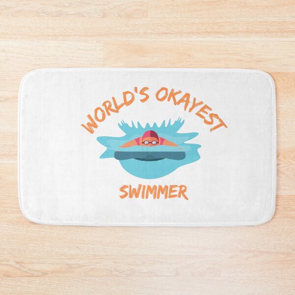 Item preview, World's Okayest Swimmer designed and sold by DoraHappy.