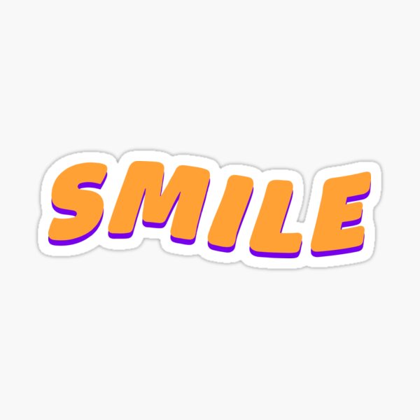 Item preview, Smile (Orange & Purple) designed and sold by JonRDesigns.