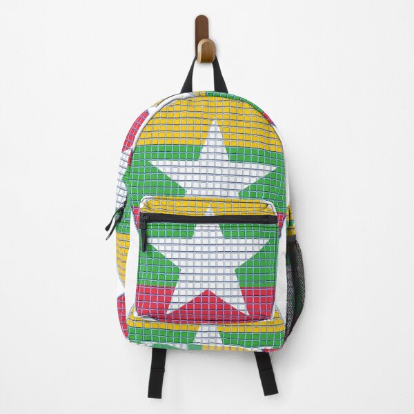 Item preview, Myanmar Flag Rounded - Squares Pixel designed and sold by MoonElite.