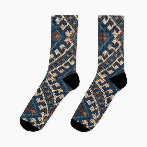 Item preview, ethnic geometric aztec decorative pattern designed and sold by ErhanArt.