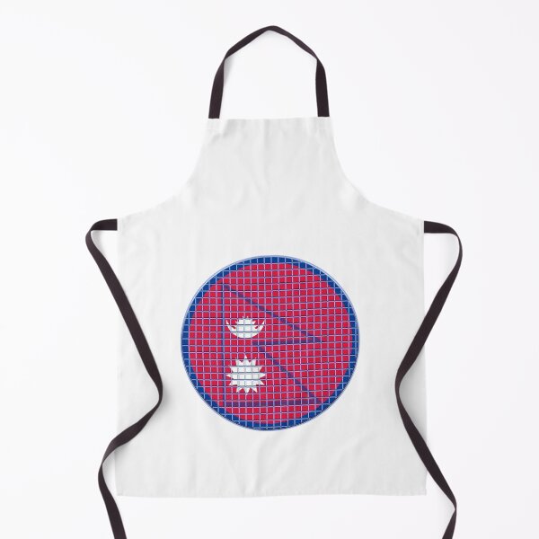 Item preview, Nepal Flag Rounded - Squares Pixel designed and sold by MoonElite.