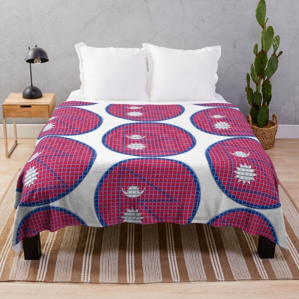 Item preview, Nepal Flag Rounded - Squares Pixel designed and sold by MoonElite.