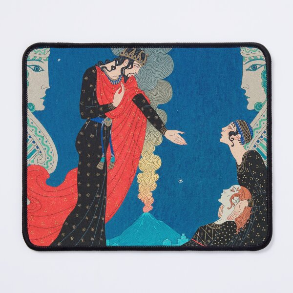 Item preview, Art Deco fashion illustration Empedocles and Panthea by George Barbier designed and sold by blackdogshop.