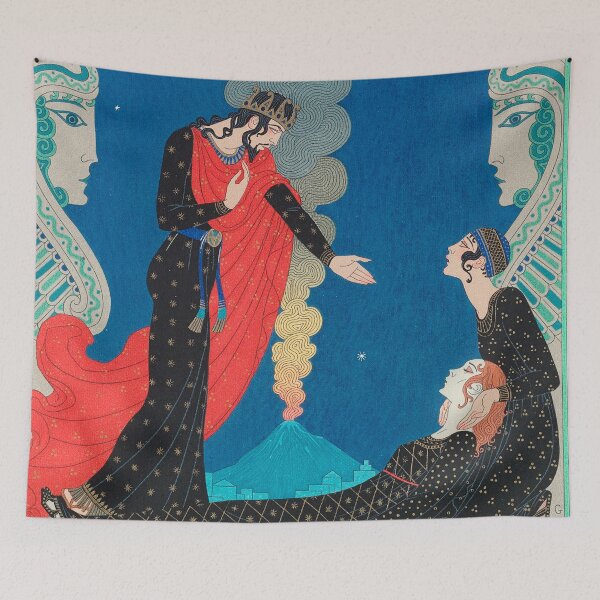 Artikelvorschau, Art-Deco-Modeillustration Empedokles und Panthea von George Barbier entworfen und verkauft von blackdogshop.
