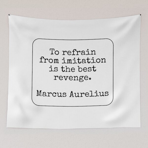 Item preview, PHILOSOPHY QUOTES To refrain from imitation is the best revenge designed and sold by Inspirationmotivation.