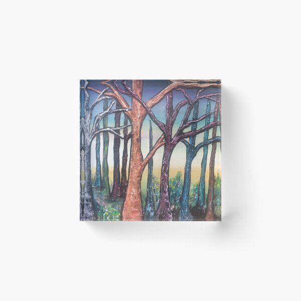 Item preview, Colorful trees designed and sold by lynettehulseart.