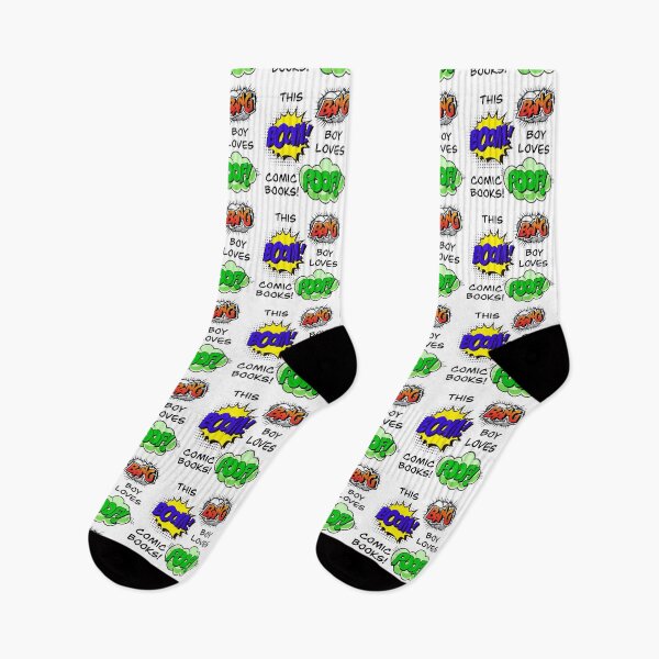 Item preview, This Boy Loves Comic Books! (on White) designed and sold by epinkb.
