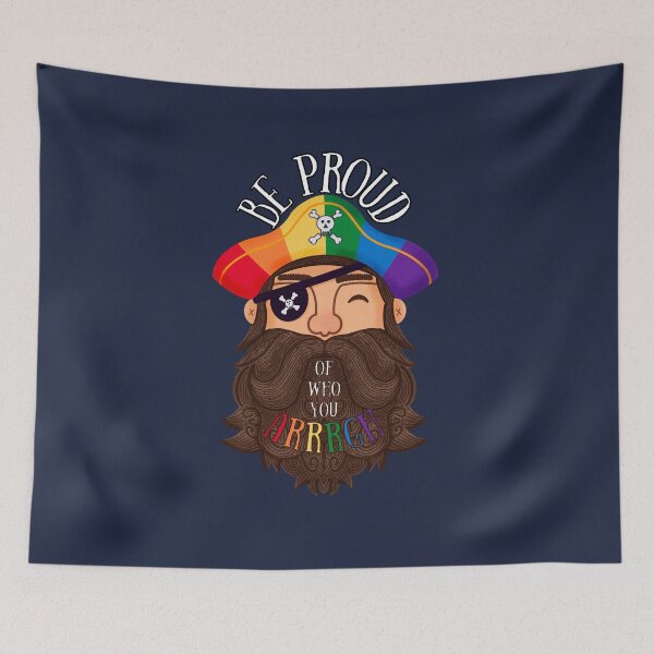 Item preview, Pride Pirate be proud of who you are! designed and sold by Give Me that Pencil.