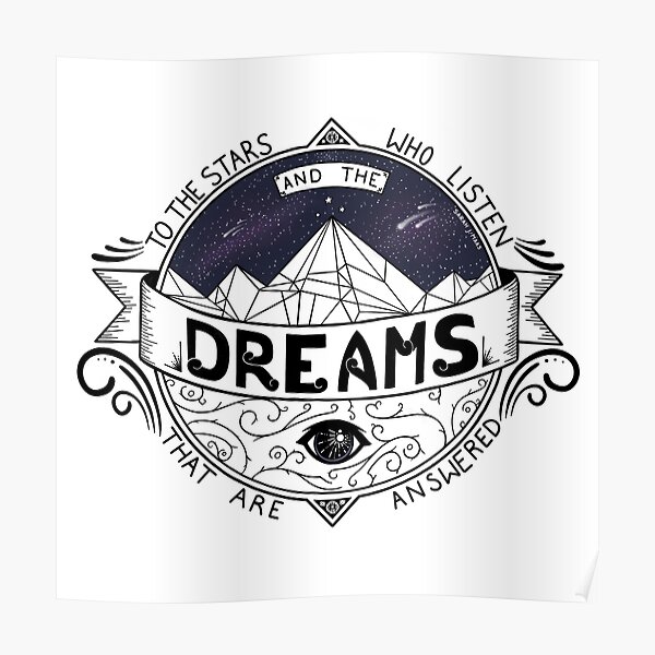 Acomaf Inspired Poster By Fictiontea Redbubble