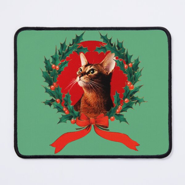 Item preview, Kitsch Christmas Cat designed and sold by Trish Dish.