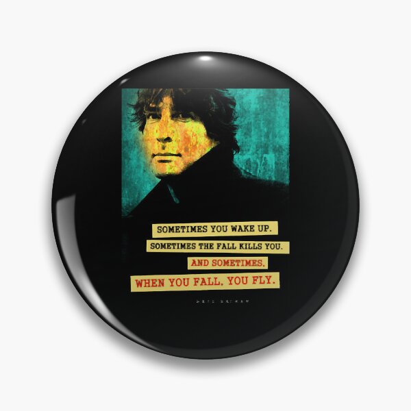 Item preview, Neil Gaiman Quote designed and sold by shopMAC-ELON.