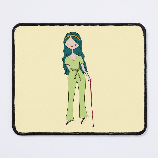 Item preview, Cute Girl With Cane (yellow) designed and sold by misslovelymess.