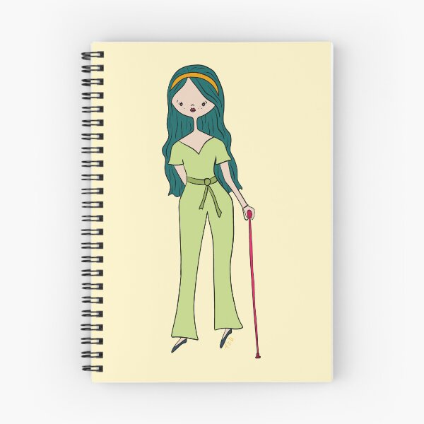 Item preview, Cute Girl With Cane (yellow) designed and sold by misslovelymess.