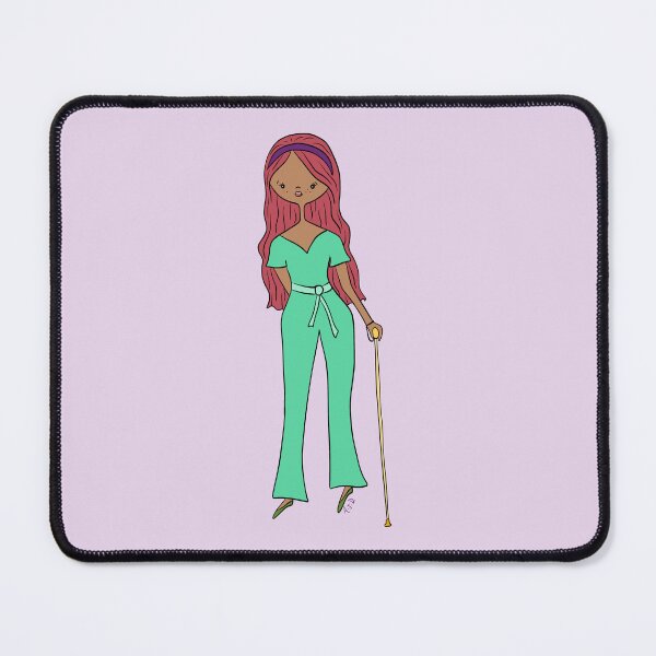 Item preview, Cute Girl With Cane (purple) designed and sold by misslovelymess.