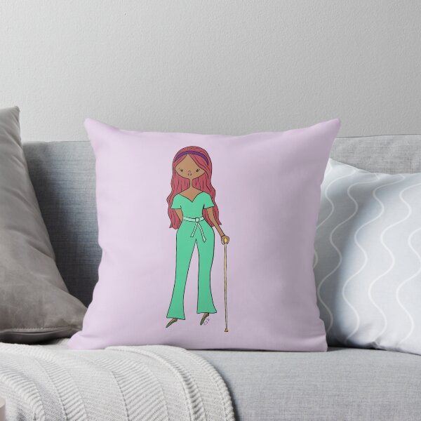 Item preview, Cute Girl With Cane (purple) designed and sold by misslovelymess.