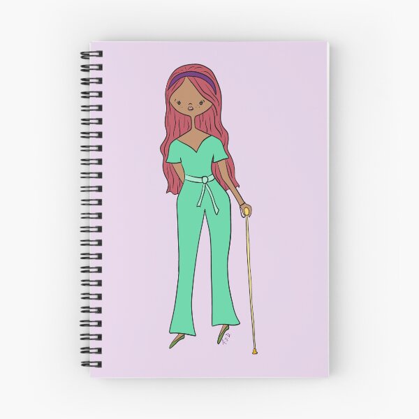 Item preview, Cute Girl With Cane (purple) designed and sold by misslovelymess.