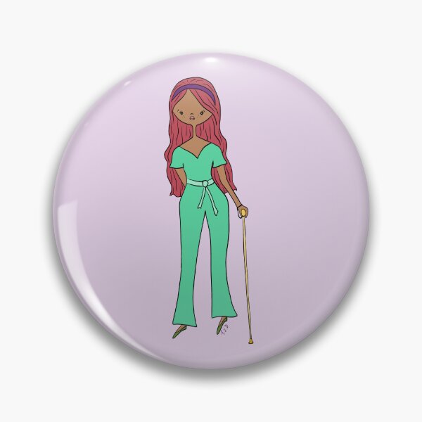 Item preview, Cute Girl With Cane (purple) designed and sold by misslovelymess.