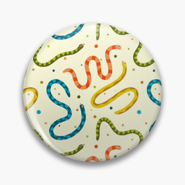 Item preview, Funky Colorful Snakes Pattern Retro designed and sold by trajeado14.