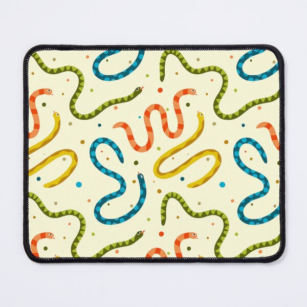 Item preview, Funky Colorful Snakes Pattern Retro designed and sold by trajeado14.