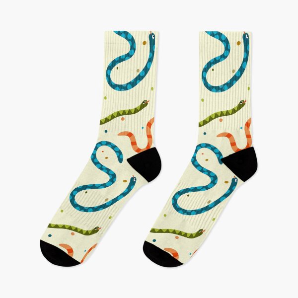 Item preview, Funky Colorful Snakes Pattern Retro designed and sold by trajeado14.